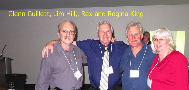 Glen Guillet,Jim Hill, Rex and Regina King